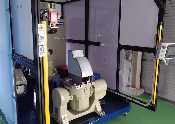 研磨ロボットの設備写真